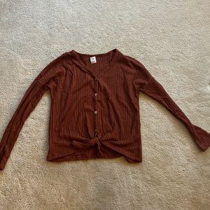 Brown fall long sleeve